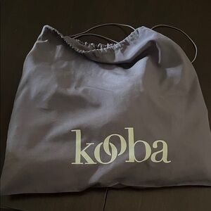 Kooba Gray Drawstring Dust Bag